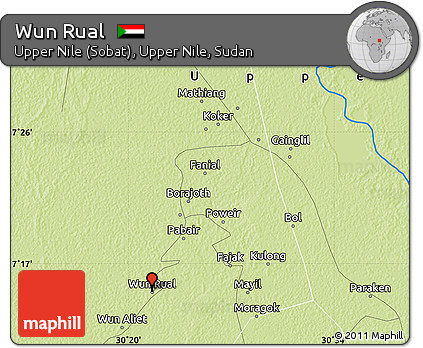 Physical Map of Wun Rual