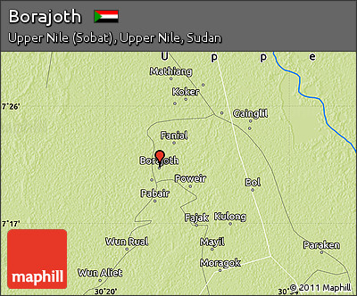 Physical Map of Borajoth