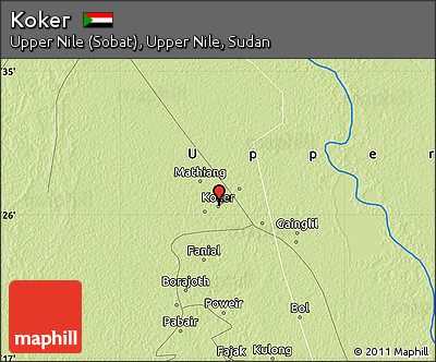 Physical Map of Koker