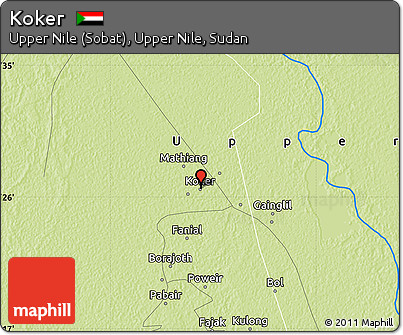 Physical Map of Koker