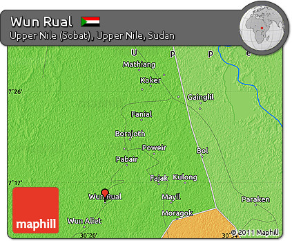 Political Map of Wun Rual