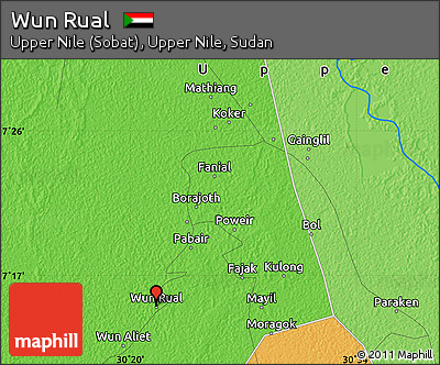Political Map of Wun Rual
