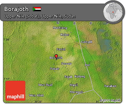 Satellite Map of Borajoth