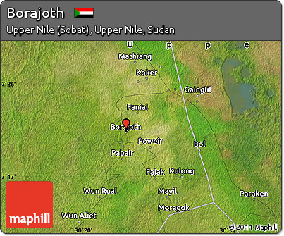 Satellite Map of Borajoth
