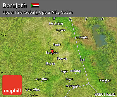 Satellite Map of Borajoth
