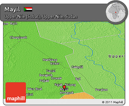 Political Panoramic Map of Mayil