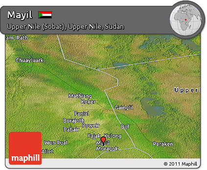 Satellite Panoramic Map of Mayil