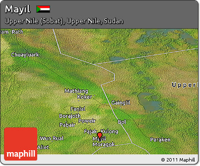 Satellite Panoramic Map of Mayil