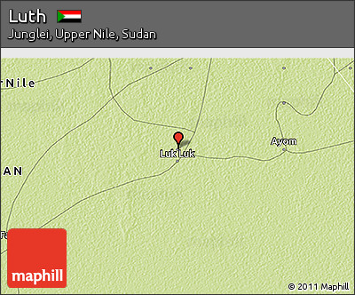 Physical 3D Map of Luth
