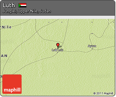Physical 3D Map of Luth