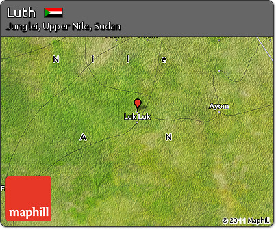 Satellite Map of Luth
