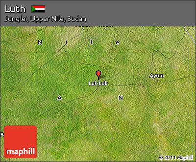 Satellite Map of Luth
