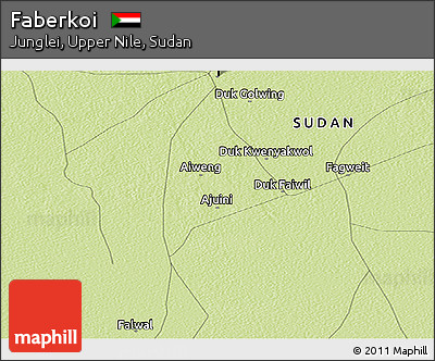 Physical Panoramic Map of Faberkoi