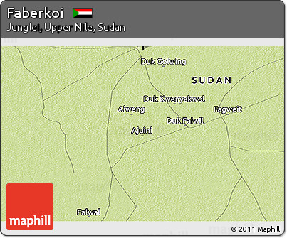 Physical Panoramic Map of Faberkoi