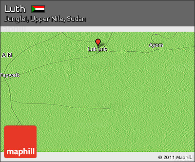 Political Panoramic Map of Luth