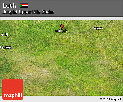 Satellite Panoramic Map of Luth