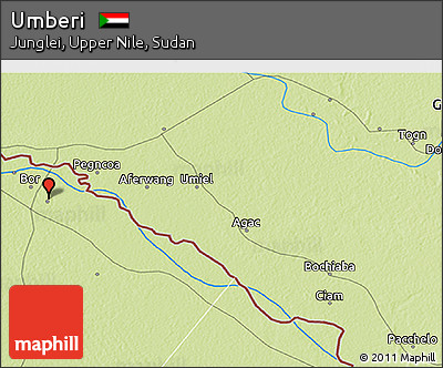 Physical 3D Map of Umberi
