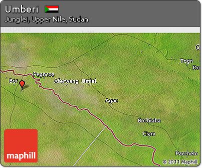 Satellite 3D Map of Umberi