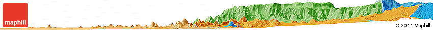 Political Horizon Map of the Area around 7° 30' 57" N, 34° 55' 29" E