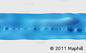 Shaded Relief Panoramic Map of the area around 7° 30' 57" N, 36° 28' 30" W