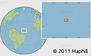 Savanna Style Location Map of the area around 7° 30' 57" N, 39° 52' 30" W