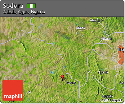 Satellite Map of Soderu