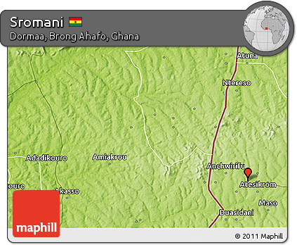 Physical 3D Map of Sromani