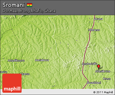 Physical 3D Map of Sromani