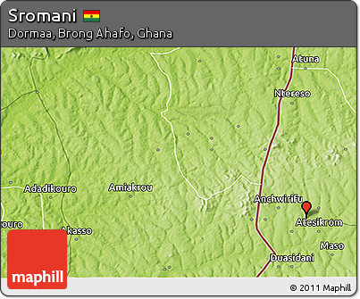 Physical 3D Map of Sromani