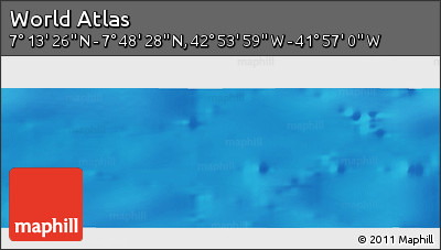 Physical Panoramic Map of the Area around 7° 30' 57" N, 42° 25' 29" W