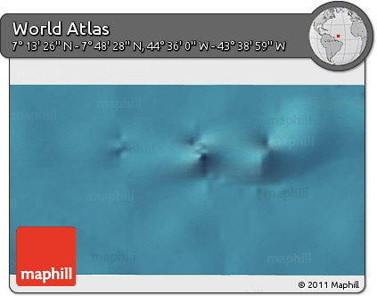 Satellite 3D Map of the Area around 7° 30' 57" N, 44° 7' 30" W