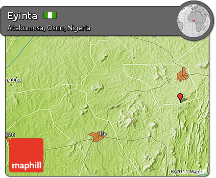 Physical 3D Map of Eyinta