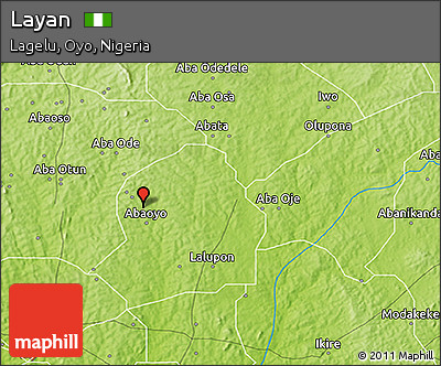 Physical 3D Map of Layan
