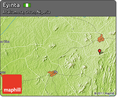 Physical 3D Map of Eyinta
