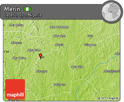 Physical Map of Merin