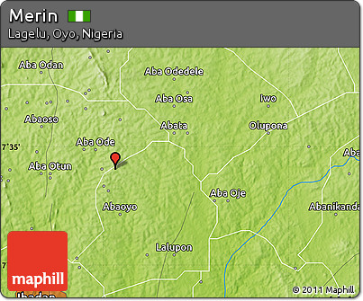 Physical Map of Merin
