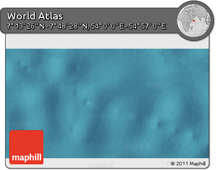 Satellite 3D Map of the Area around 7° 30' 57" N, 54° 28' 30" E