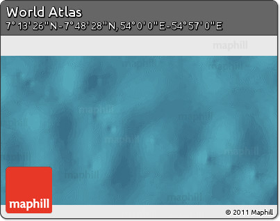 Satellite 3D Map of the Area around 7° 30' 57" N, 54° 28' 30" E