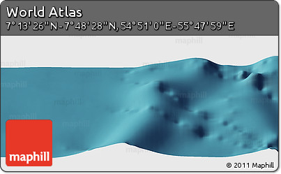 Satellite Panoramic Map of the Area around 7° 30' 57" N, 55° 19' 30" E