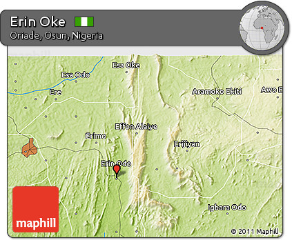 Physical 3D Map of Erin Oke