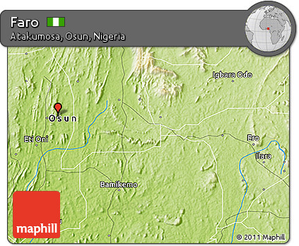 Physical 3D Map of Faro