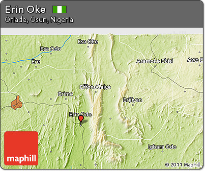 Physical 3D Map of Erin Oke