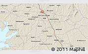 Shaded Relief 3D Map of the area around 7° 30' 57" N, 5° 1' 30" W