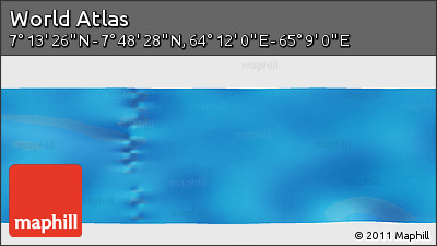 Physical Panoramic Map of the Area around 7° 30' 57" N, 64° 40' 30" E
