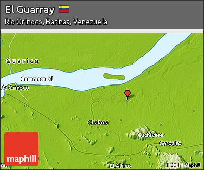 Physical 3D Map of El Guarray