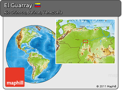 Physical Location Map of El Guarray