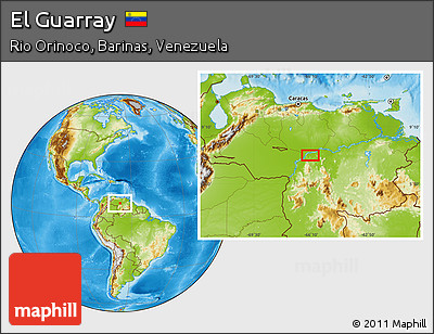 Physical Location Map of El Guarray