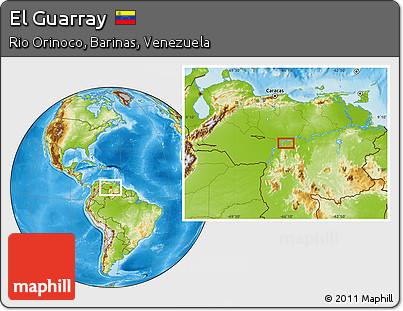 Physical Location Map of El Guarray
