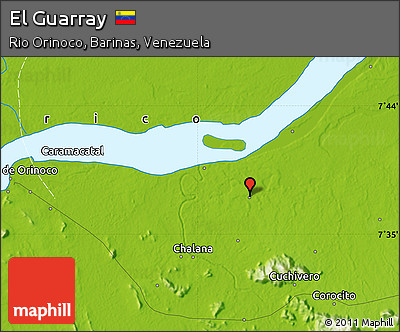 Physical Map of El Guarray