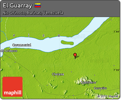 Physical Map of El Guarray